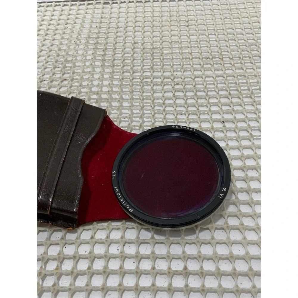 vintage Rollei Rolleipol polarizing camera lens filter -1.5 VI EUC